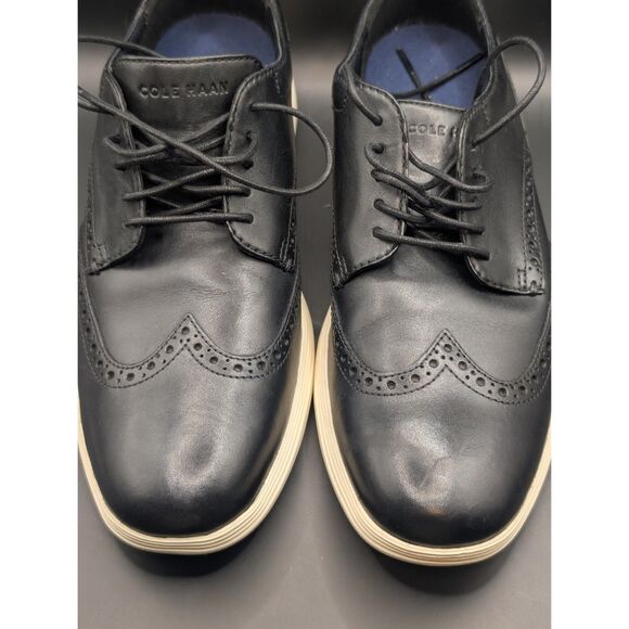 Cole Haan Grand Zeros Wingtip Oxfords Black Men\'s Size 11M main image 4